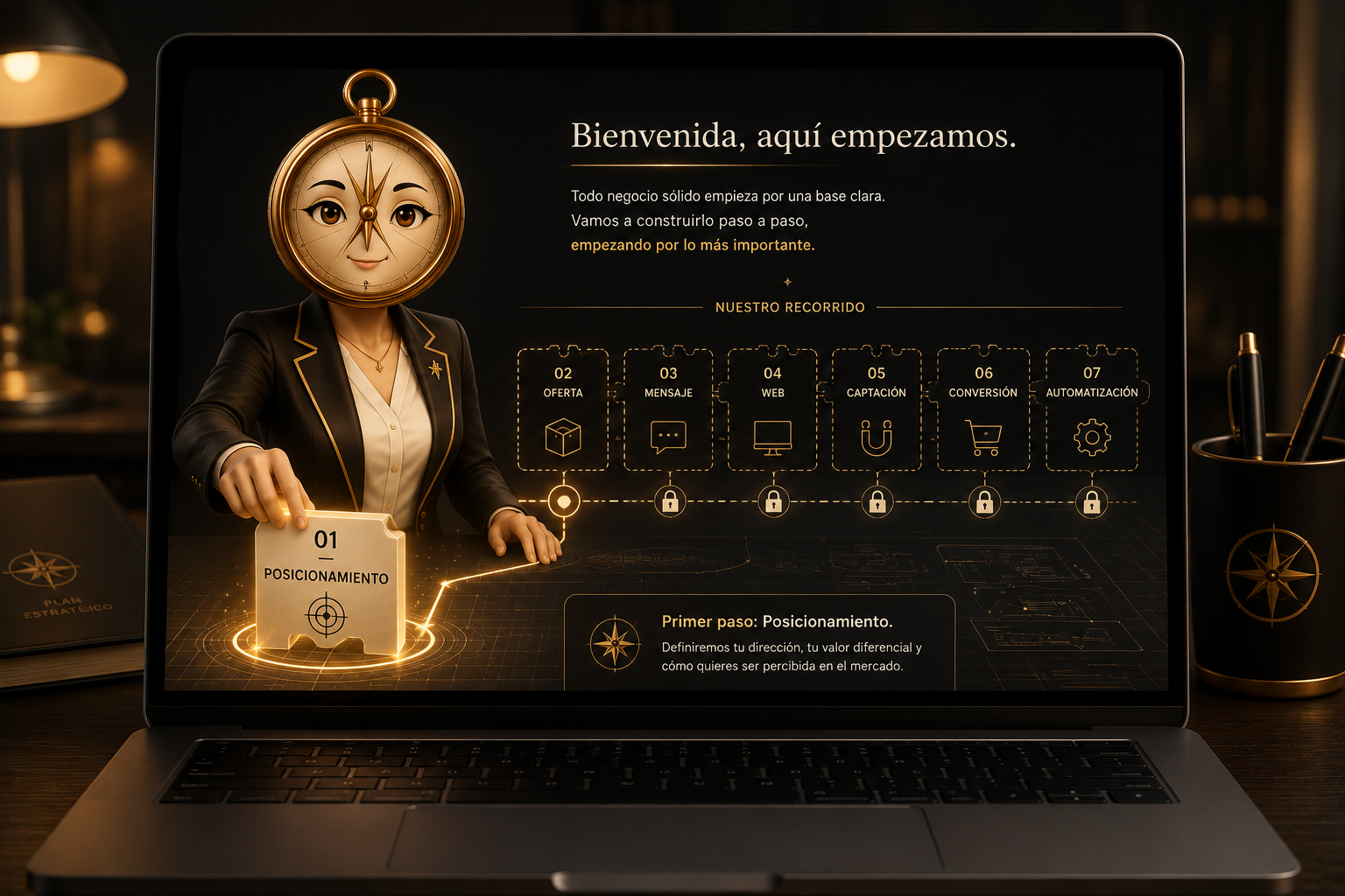 Vista de la experiencia interactiva Las 7 Decisiones